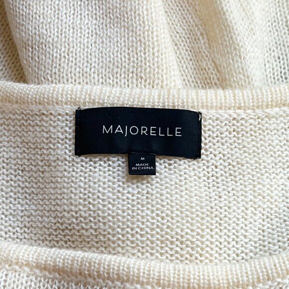 Majorelle Cream Puff Sleeve Sweater Size M Medium Revolve - Picture 6 of 6